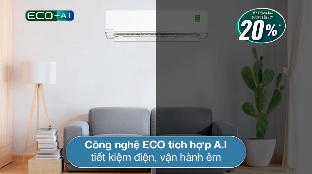 Máy lạnh Panasonic Inverter 2 HP CU/CS-XU18XKH-8 - Công nghệ tiết kiệm điện