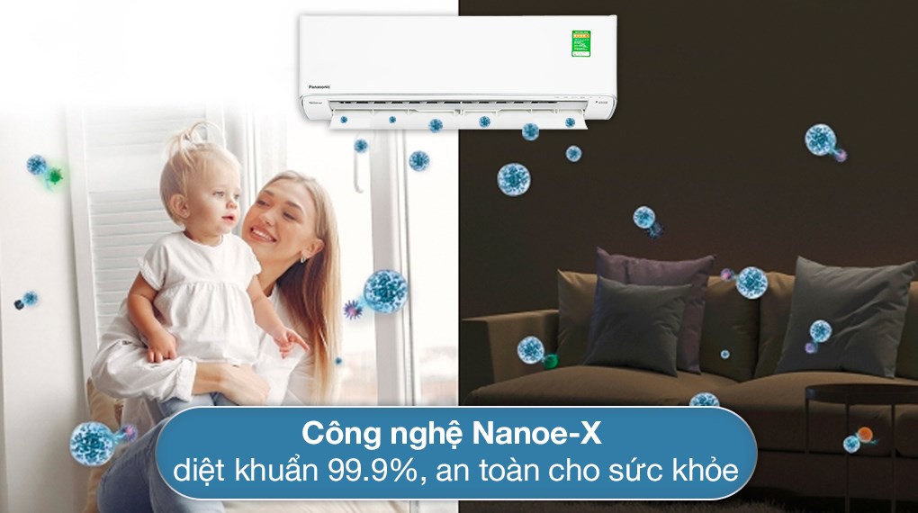 Máy lạnh Panasonic Inverter 1 HP CU/CS-XU9XKH-8 - Công nghệ lọc không khí