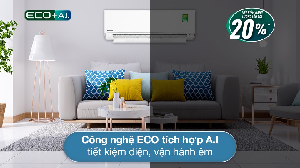 Máy lạnh Panasonic Inverter 1 HP CU/CS-XU9XKH-8 - Công nghệ tiết kiệm điện